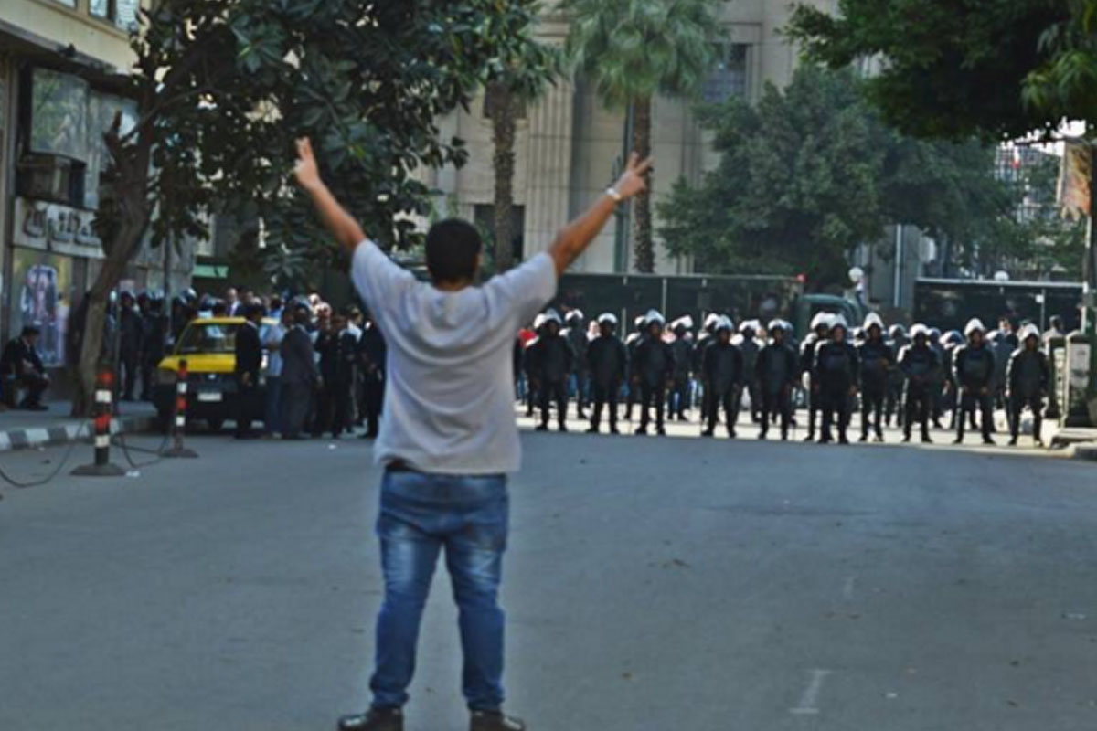 Egipcios se manifestaron contra del presidente Al Sisi