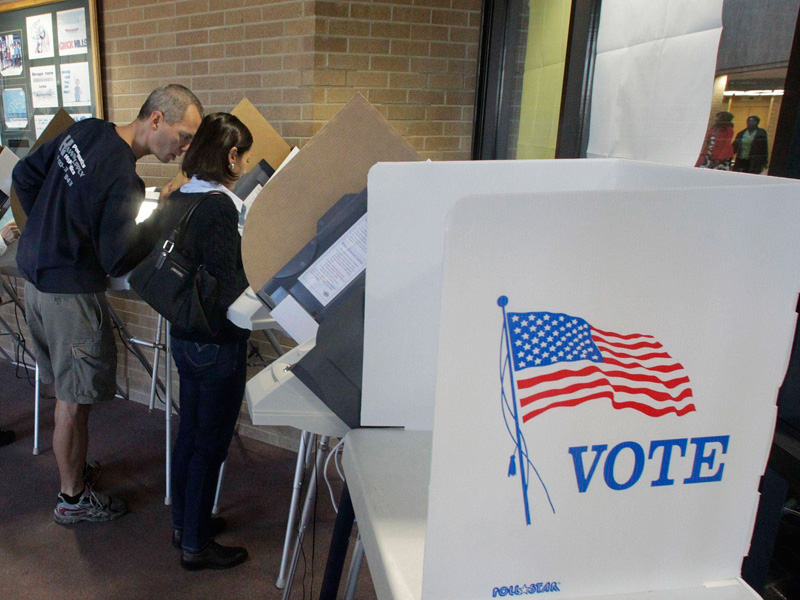 Cinco estados de la costa votan en las primarias de Estados Unidos