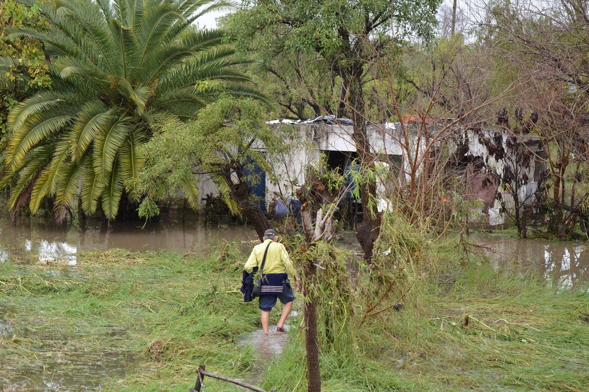 La inundación en el Litoral ya se cobró dos víctimas fatales