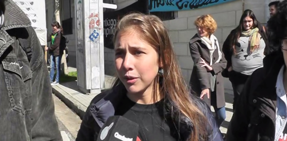 Estudiantes se movilizaron al Concejo para decirle no al aumento