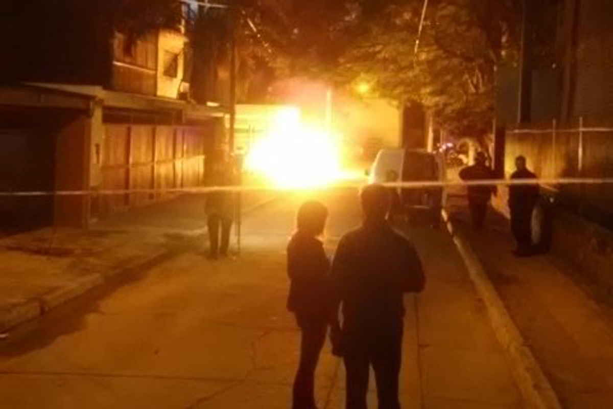 Fuga de gas generó incendio en una casa abandonada