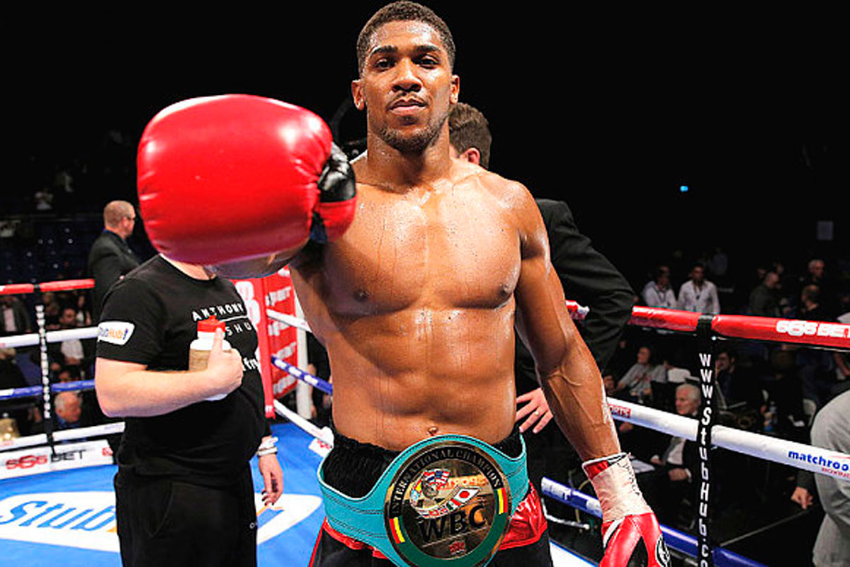 Anthony Joshua noqueó y es el nuevo campeón pesado