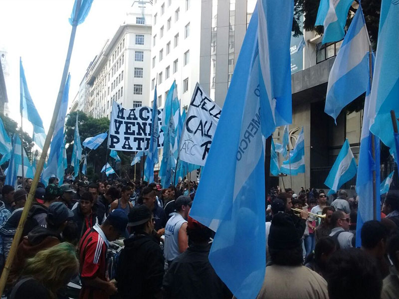 Sindicatos rosarinos también estuvieron presentes en la marcha de las CGT
