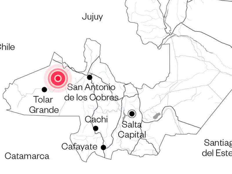 Se registraron fuertes sismos en las provincias de  San Juan y Salta