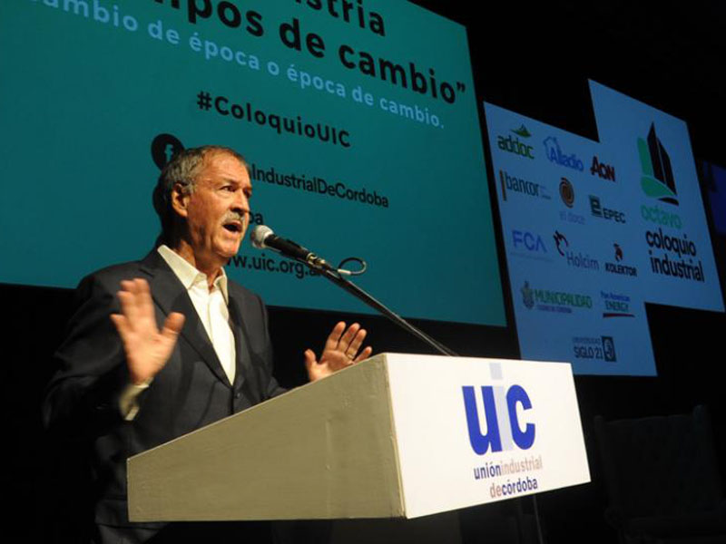 El gobierno de Schiaretti en un duro cruce con la UIA