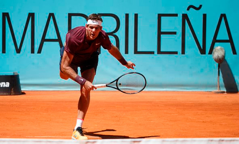 Del Potro festejó en Madrid su mejor victoria en treinta meses