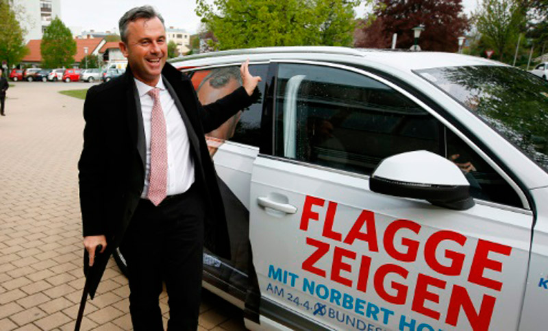 La ultraderecha favorita en Austria