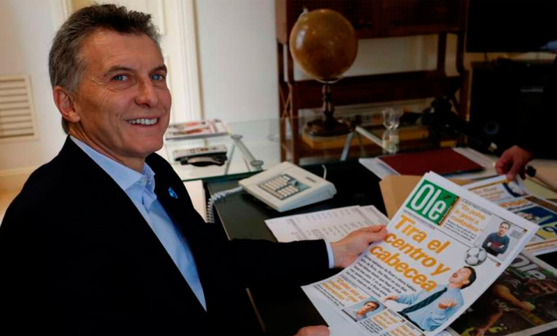 Macri reafirmó que “el cambio” debe abarcar también al fútbol