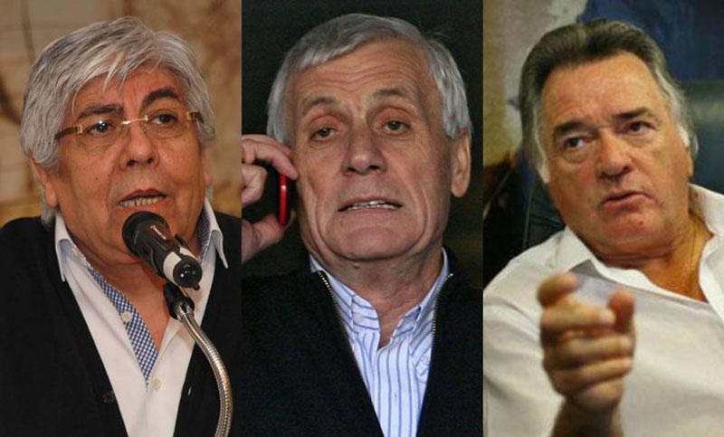Caló, Moyano y Barrionuevo se reunirán esta tarde por la unidad de la CGT