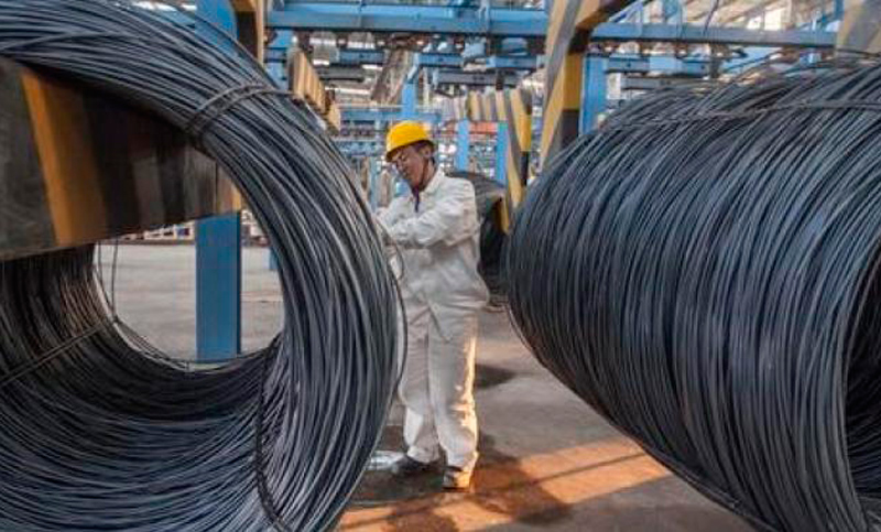 La producción de acero cayó 16,2% en el mes de junio