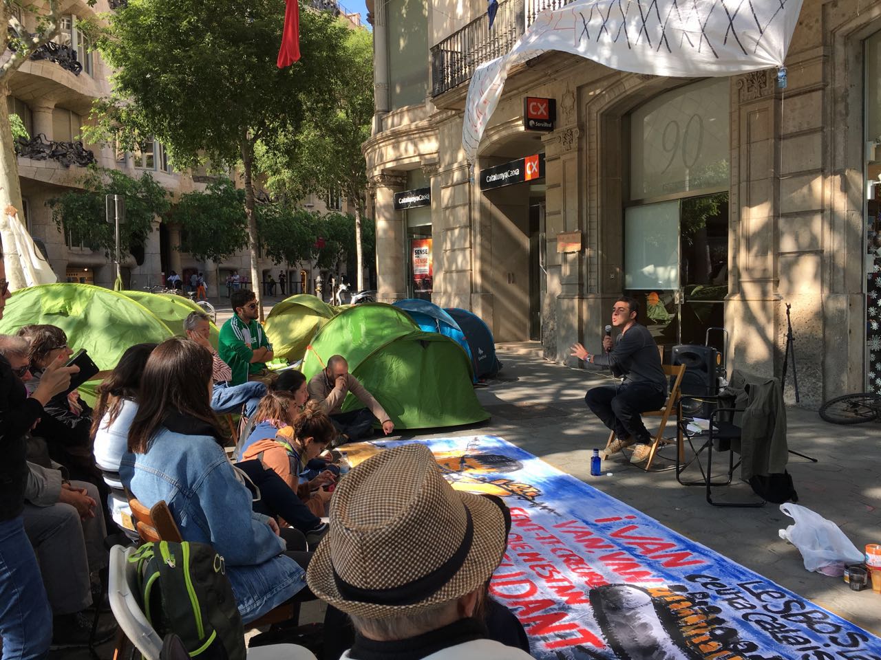 La verdadera Barcelona, la de la crisis y de invariable orden