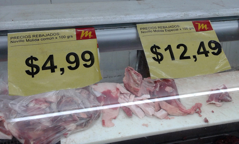 En Corrientes ofrecen carne de a 100 gramos y desde Europa ya se hicieron eco