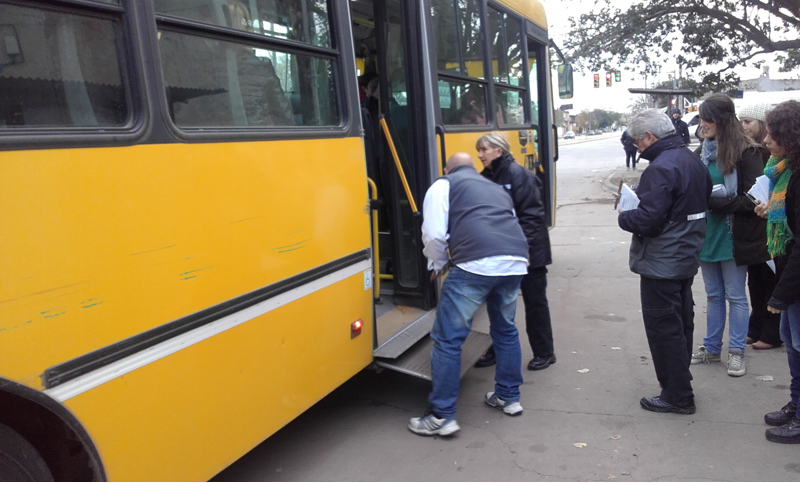 El municipio controló unidades del transporte público de pasajeros