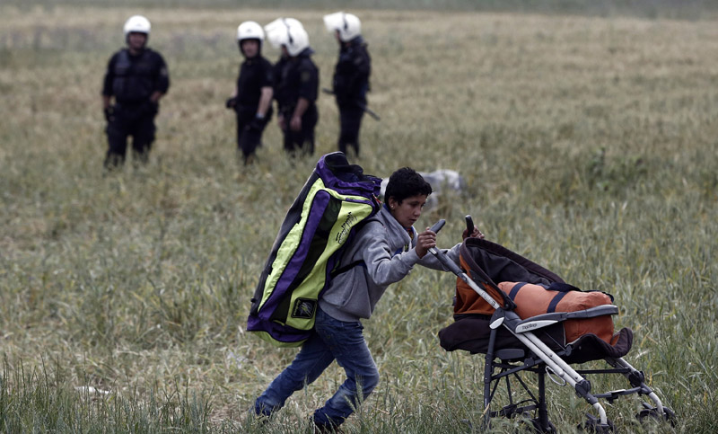 Grecia inicia el desalojo del campamento de refugiados de Indomeni