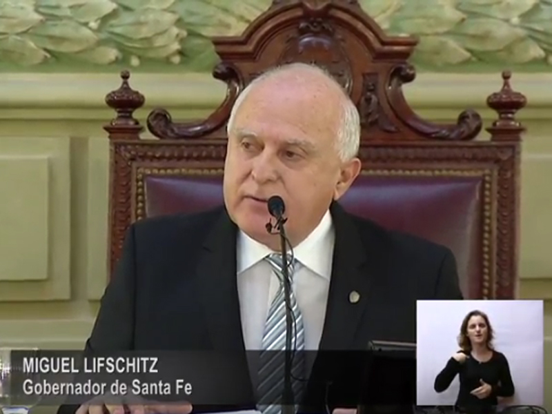 Miguel Lifschitz inaugura sesiones ordinarias en la Legislatura