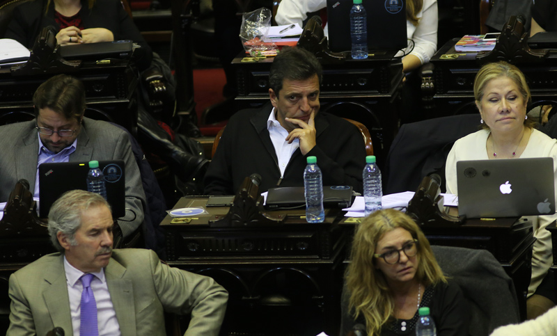 El massismo ratifica que buscará aprobar suspensión de despidos