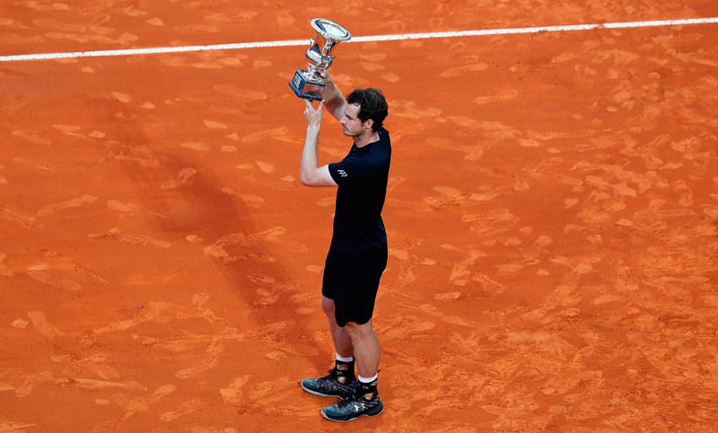 Andy Murray sometió a un Djokovic cansado y se consagró en Roma
