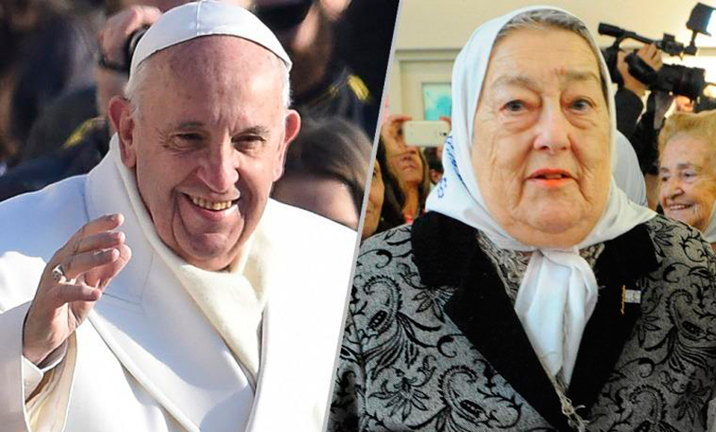 Una cumbre entre argentinos: el Papa y Hebe de Bonafini