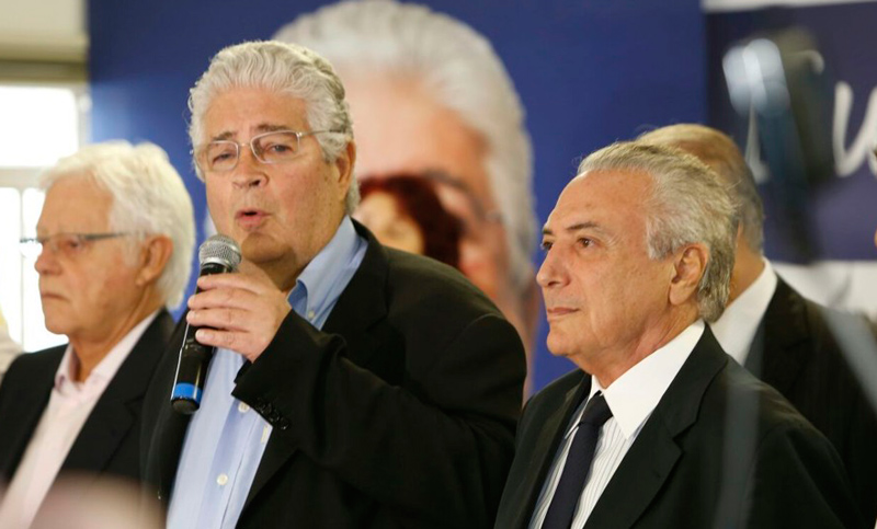Senador del mismo partido de Temer lo criticó por cómo llegó a la presidencia