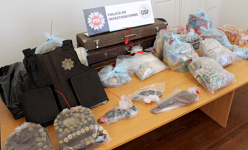 Secuestraron armas de fuego y elementos de fabricación casera