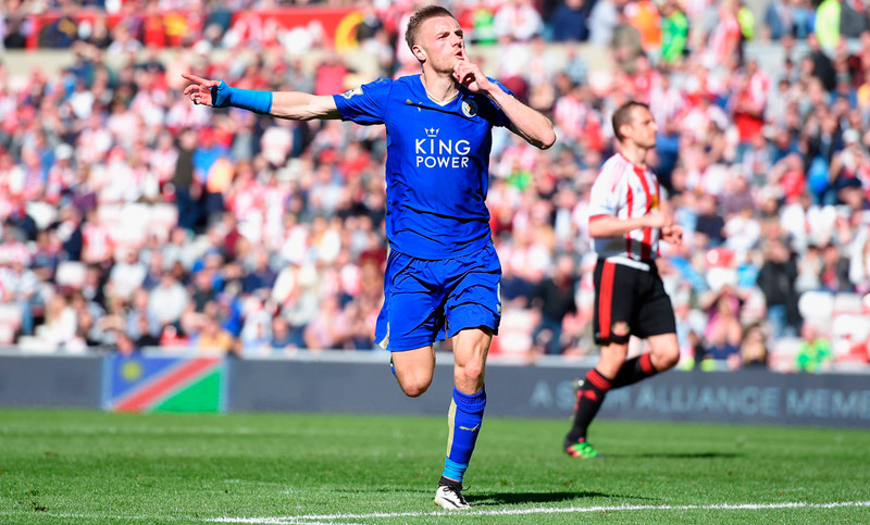 Jamie Vardy fue elegido por la prensa como el mejor jugador de la Premier