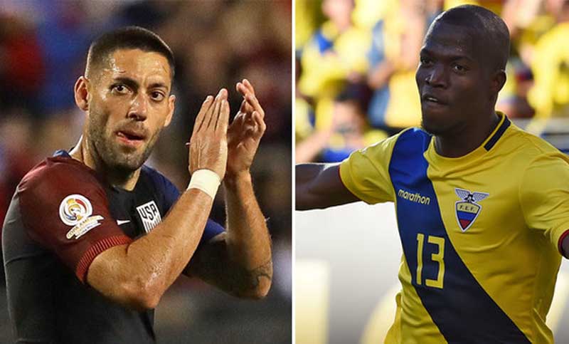 Estados Unidos-Ecuador, inician la serie de cuartos de final
