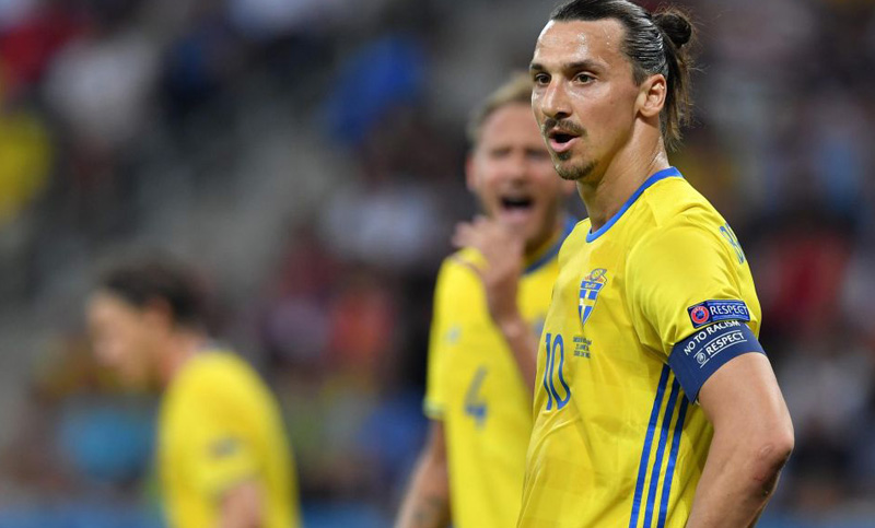 Ibrahimovic se despedió de Suecia, con derrota y eliminación de la Eurocopa