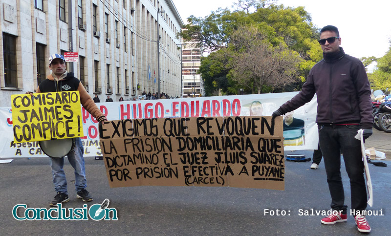 Familiares de un joven baleado pidieron justicia en Tribunales