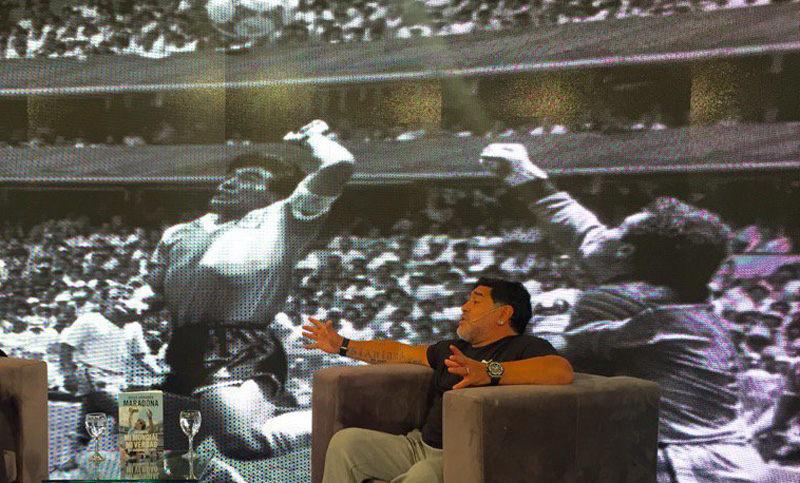 Maradona recordó el inolvidable partido ante los ingleses de 1986
