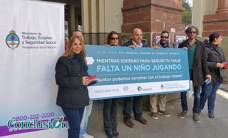 Gerencia de Empleo Rosario y una actividad contra trabajo infantil