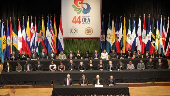 Cruce de cancilleres de Bolivia y Chile en la Asamblea de la OEA