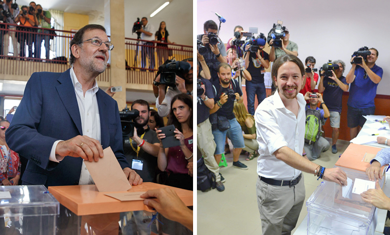 Cerró la votación en España y el primer sondeo da victoria al Partido Popular
