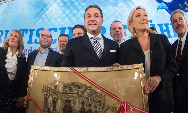 Líderes de la ultraderecha europea lanzaron en Viena la «primavera patriótica»