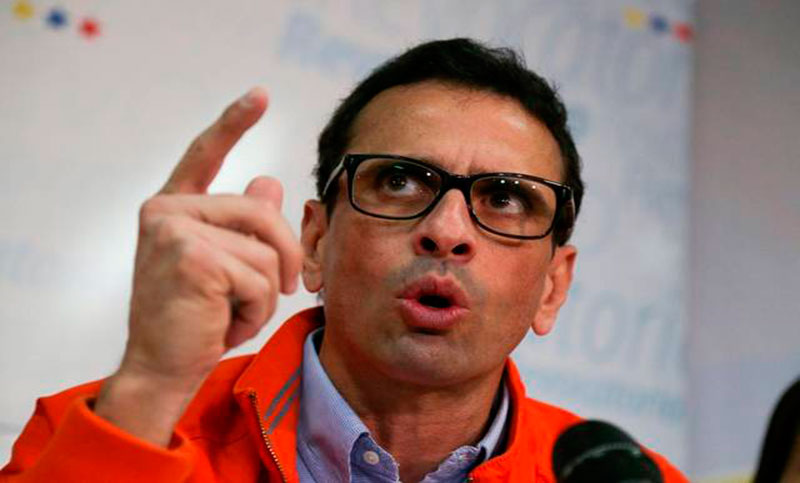 Capriles: «Venezuela es una bomba que puede explotar en cualquier momento»