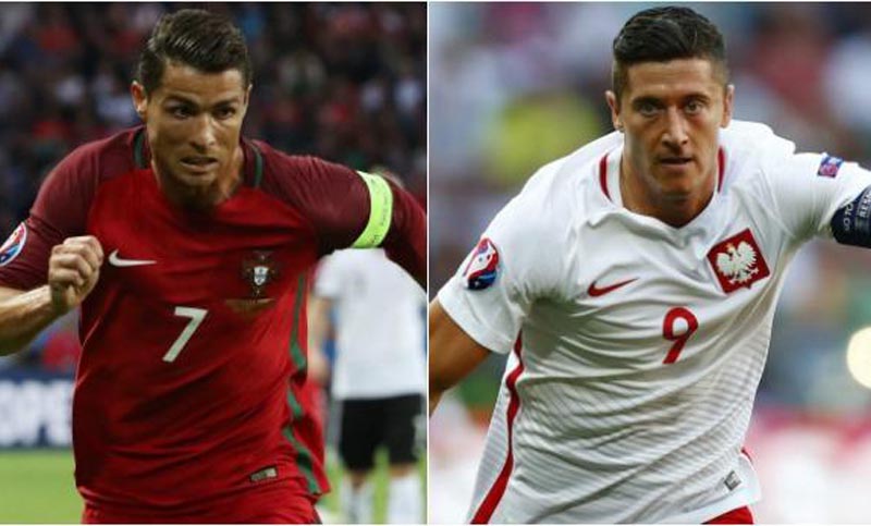 Eurocopa: Portugal y Polonia inician la serie de cuartos de final