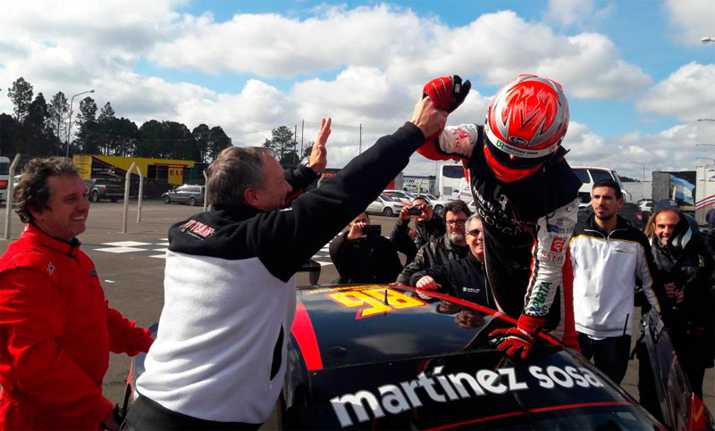 Canapino fue el vencedor de la carrera de Top Race V6 en Concordia