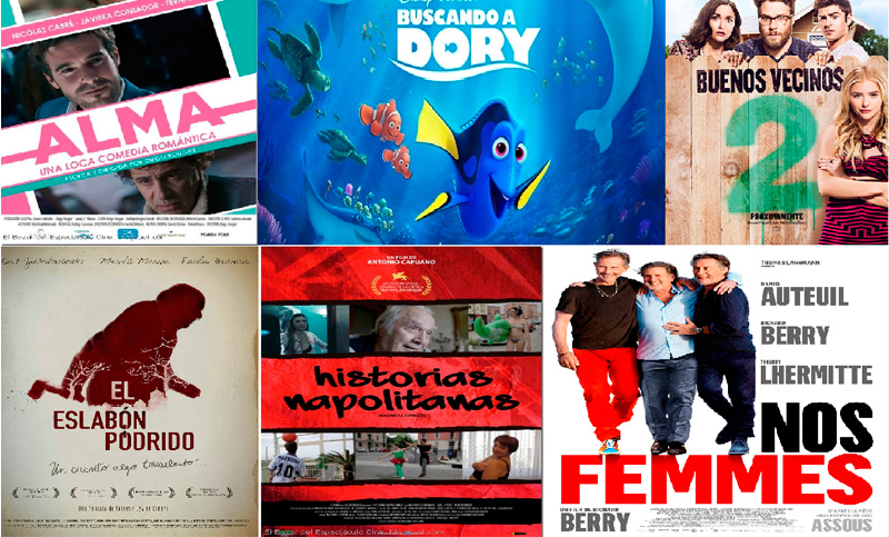 La cartelera esta vez ofrece comedias, animación e historias para reflexionar