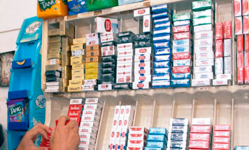 Se registró una fuerte caída en la venta de cigarrillos