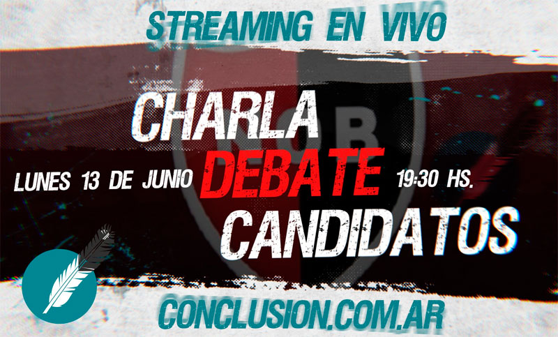 Candidatos a presidente de Newell’s juntos en charla-debate en «Conclusión»