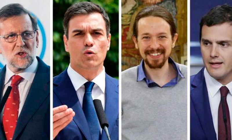 Máximas expectativas por debate televisivo a la carrera presidencial de España