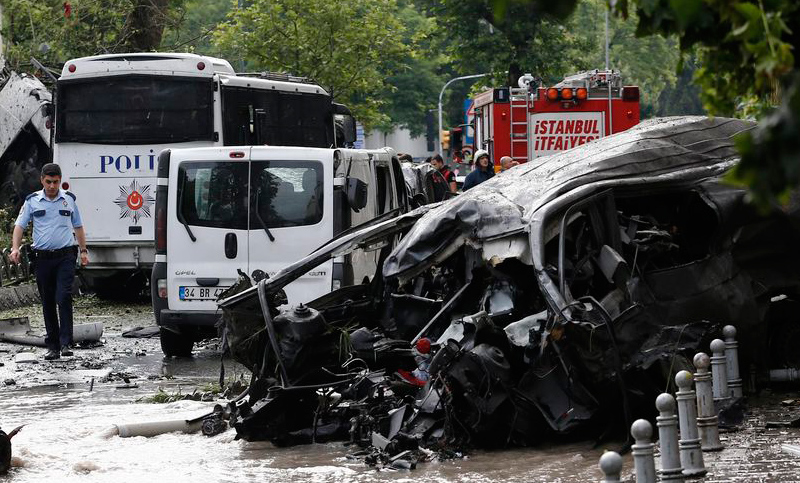 Al menos once muertos por  atentado en Estambul