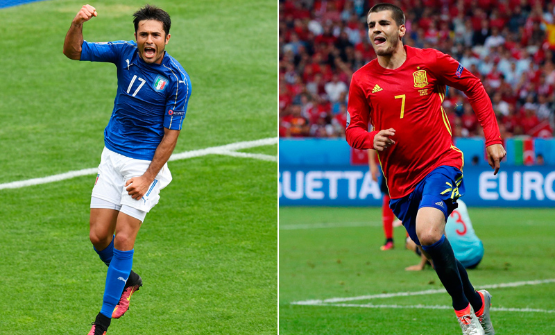 Eurocopa: Italia y España ganaron sus partidos y ya están en octavos de final