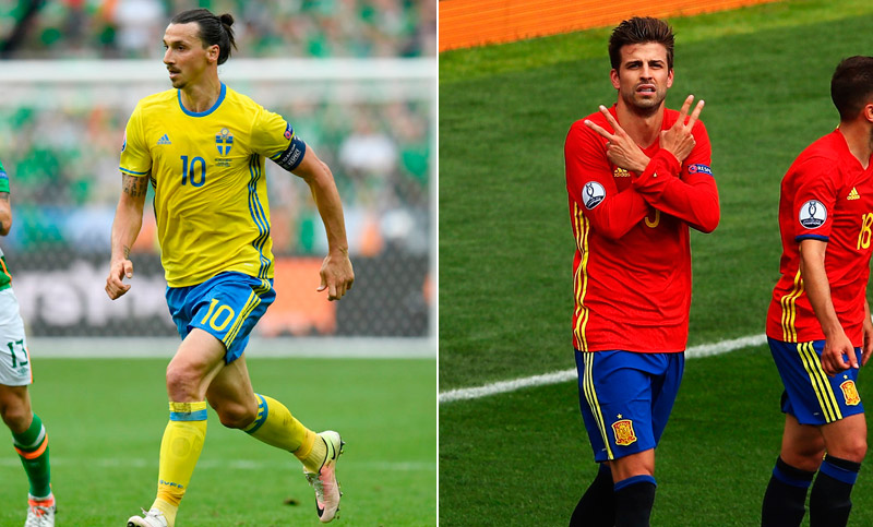 Eurocopa: Suecia sólo empató ante Irlanda y España ganó