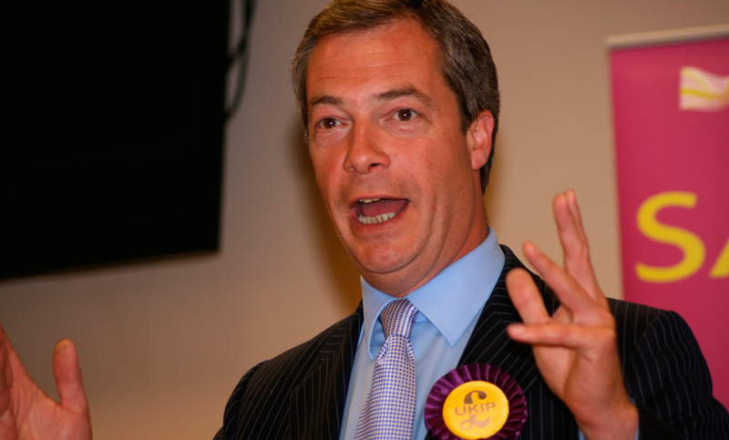 Nigel Farage fue duro y habló del fracaso de la comunidad europea