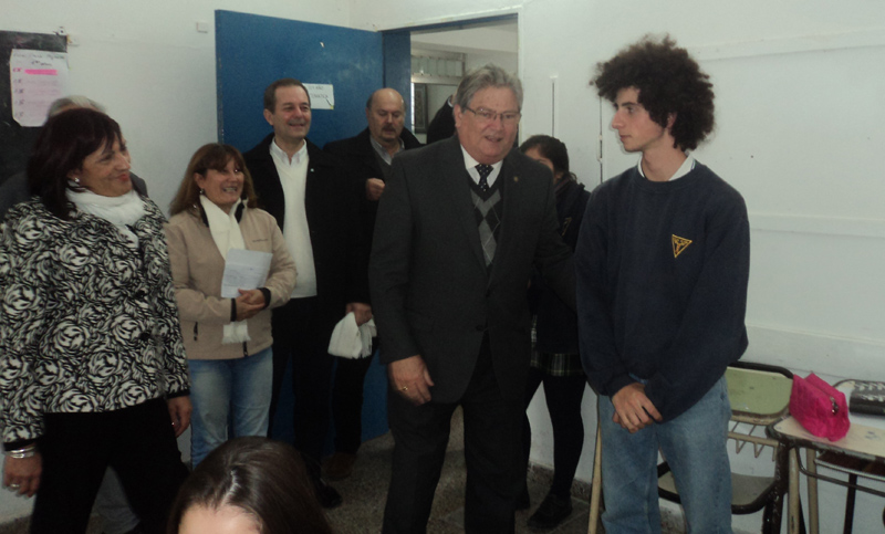El vicegobernador Carlos Fascendini visitó Arroyo Seco