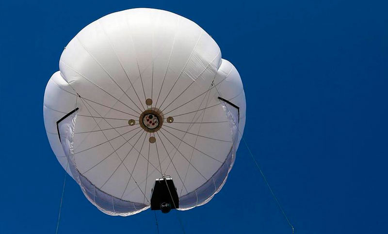 Anuncian el uso de globos aerostáticos de vigilancia para el norte de Santa Fe