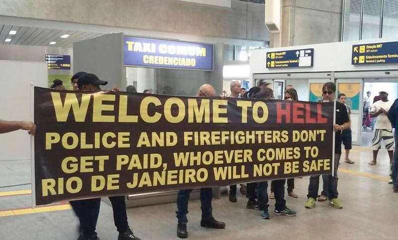 “Bienvenidos al infierno”, el mensaje de la policía de Río a los turistas
