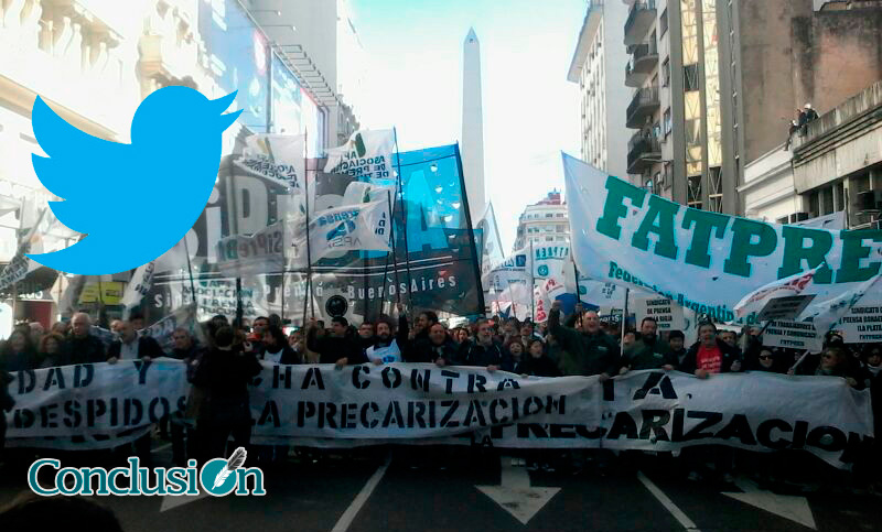 La marcha también se hizo sentir en las redes con el hasthag #8J