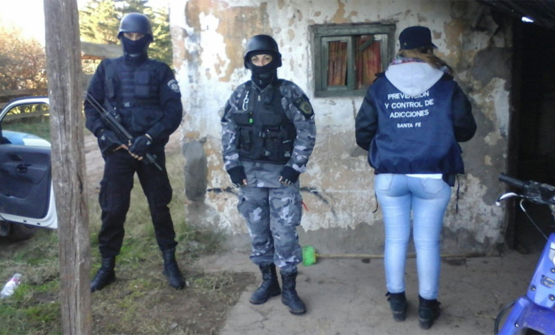 Un detenido y secuestro de drogas en San Lorenzo y Luis Palacios