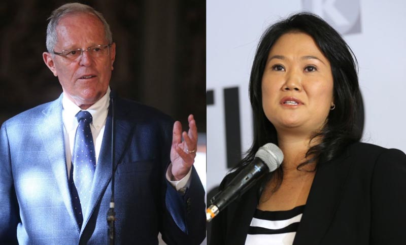Perú: Fujimori resiste hasta el final, Kuczynski confía en un triunfo